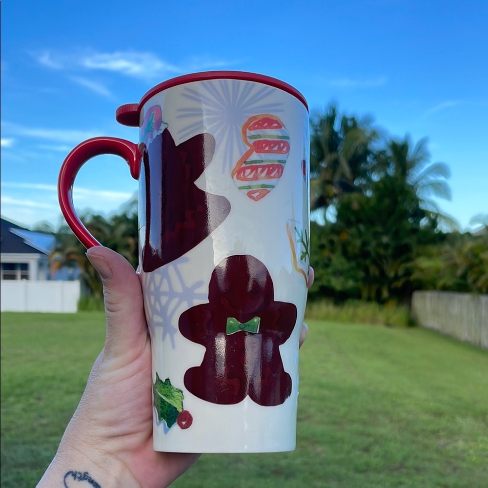 Lenox holiday travel mug